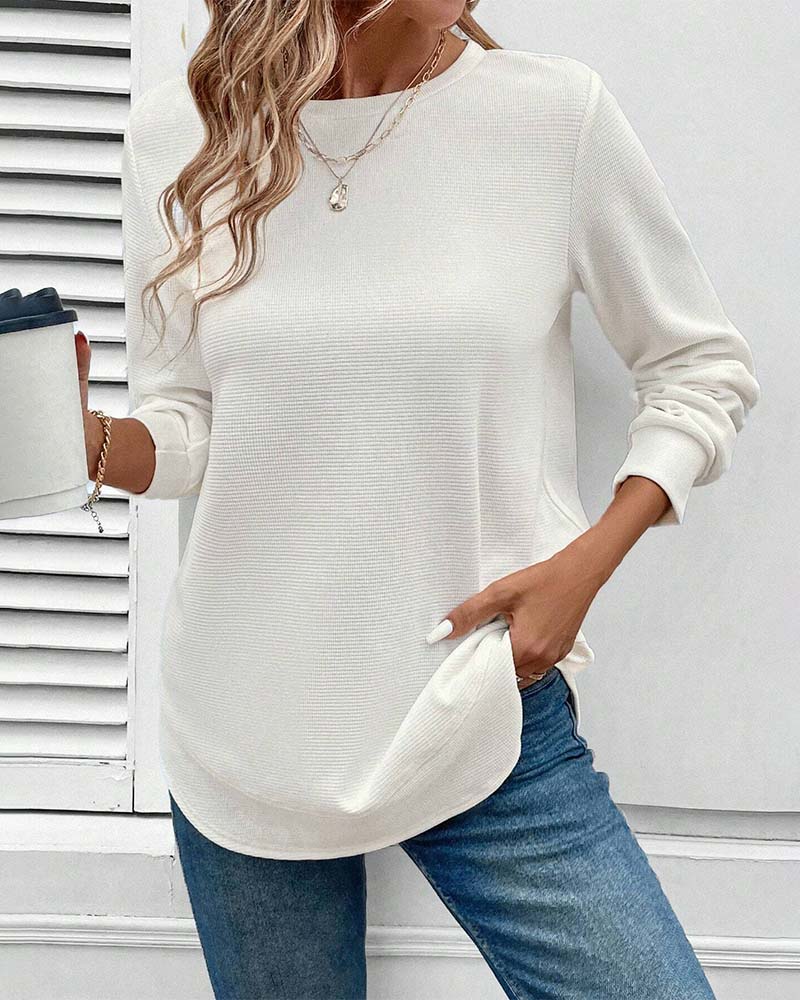 Marisa™ O-Neck Long Sleeve