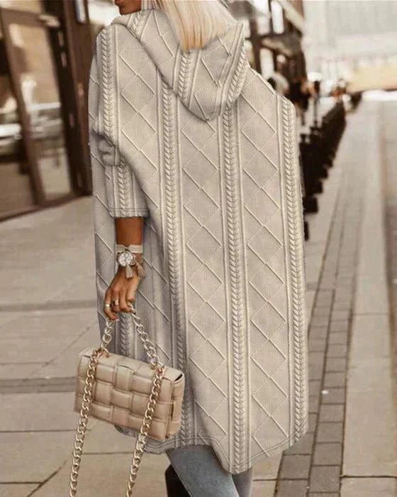 Noelia | Extended Length Hooded Cardigan