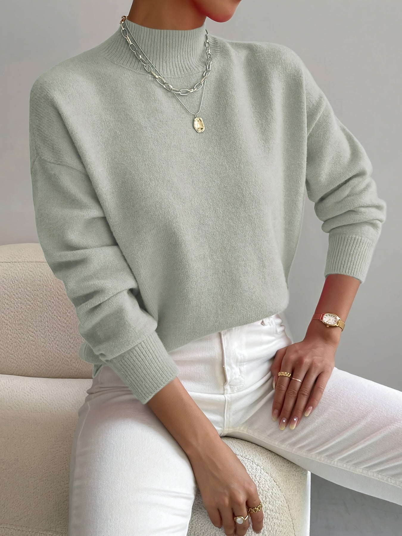 Chloe™ - Classic Turtleneck Sweater