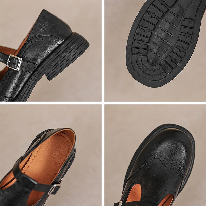 Liora™ - Elegant Leather Loafers