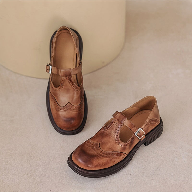 Liora™ - Elegant Leather Loafers