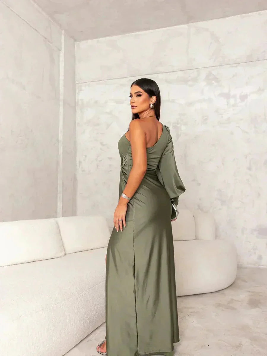 Vivelle™ | Silk Slit Dress